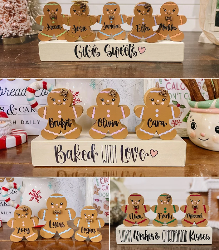 Personalized Gingerbread Block - Gingerbread Blocks