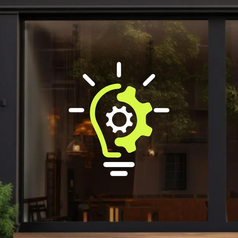 Full Color Logo Decal - Custom Window Decal - Business Logo Vinyl Sticker