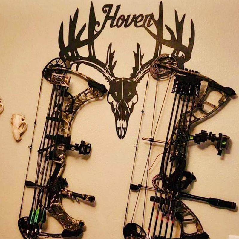 Custom METAL BOW HOLDER, Metal Bow rack