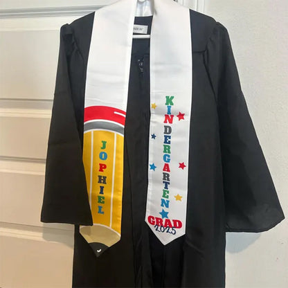 Kindergarten Graduation Stole For Kids, Preschool Graduation Stole With Name