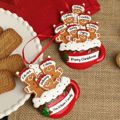 Personalized Gingerbread Christmas Ornament 2024
