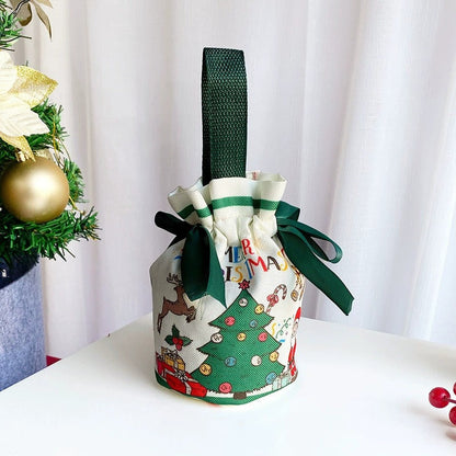 Christmas Party Candy Handbag Diy Creative Apple Bag