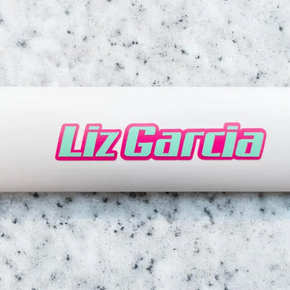 2x Personalized Name Decal , Cyclist Name