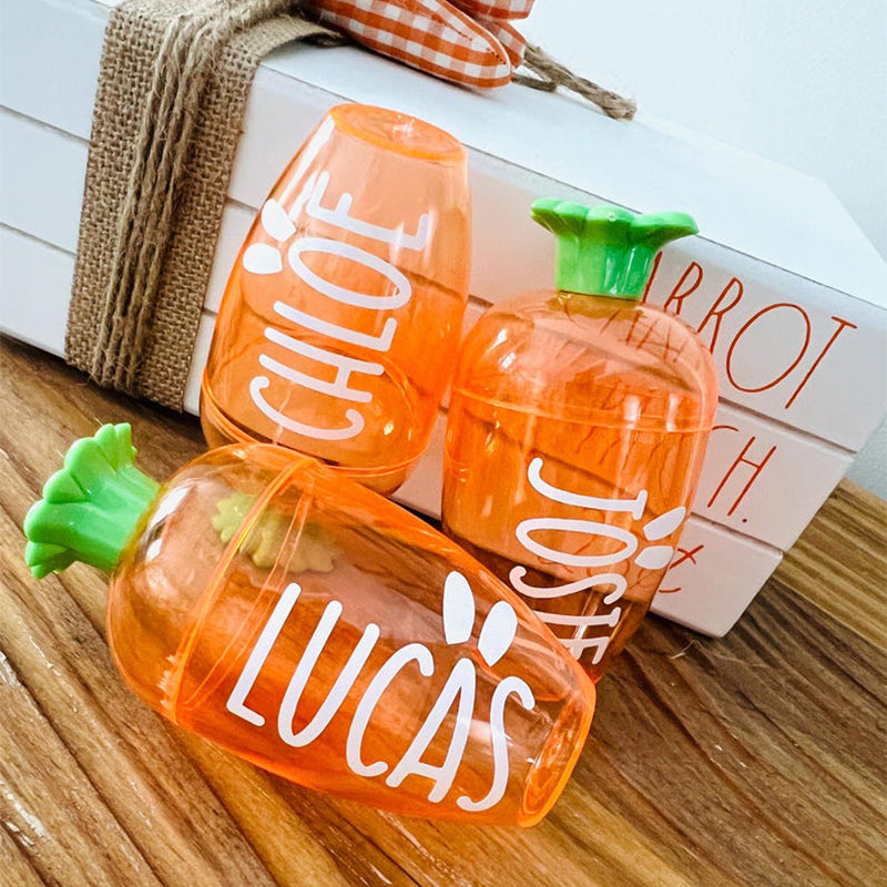 Personalized Easter Carrot Treat Holder: Easter Basket Filler