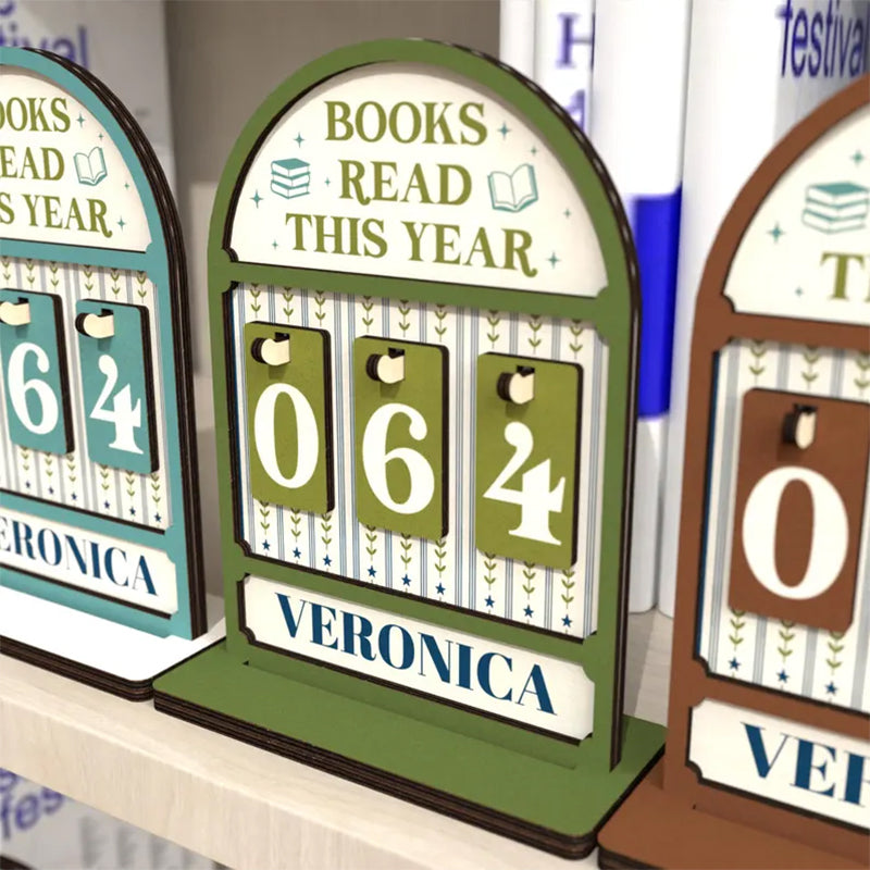 Personalized Books Read Tracker,Books Read This Year Counter