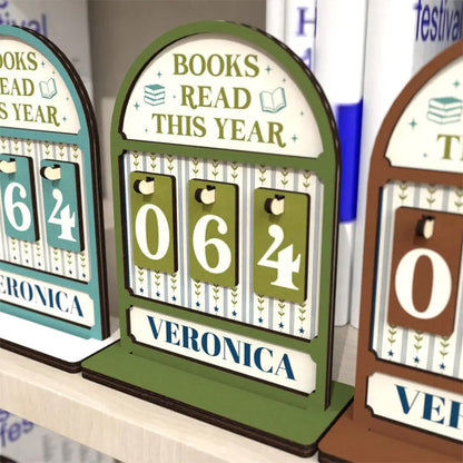 Personalized Books Read Tracker,Books Read This Year Counter