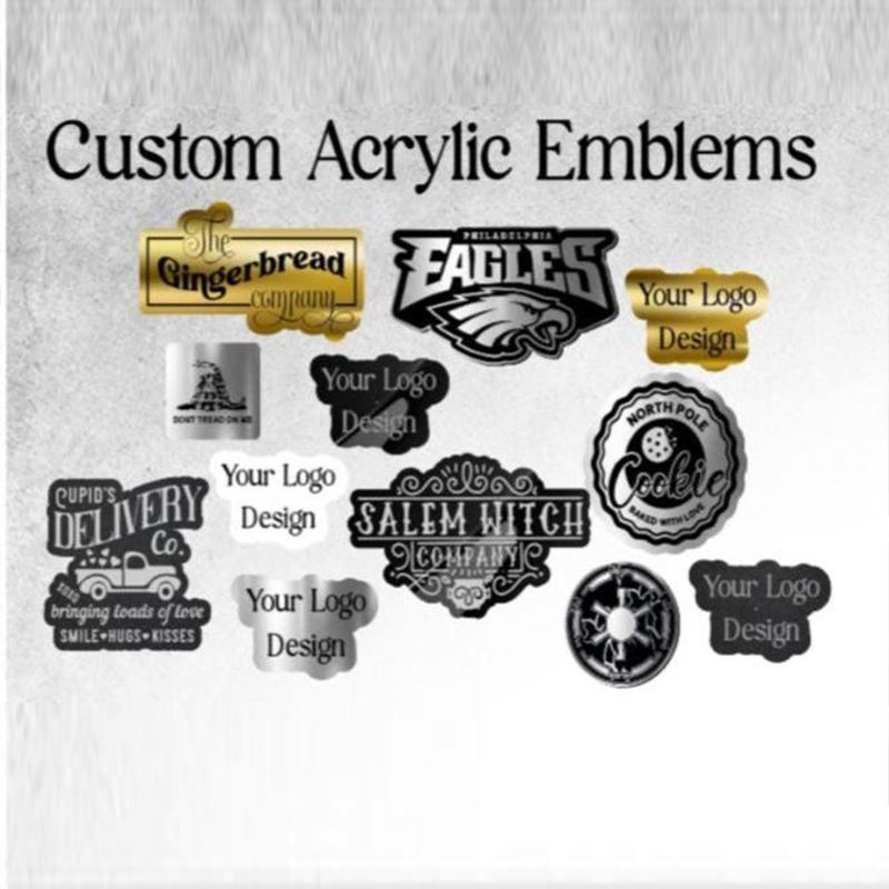 Custom Car Name Emblem Badge - Brushed GOLD & SILVER
