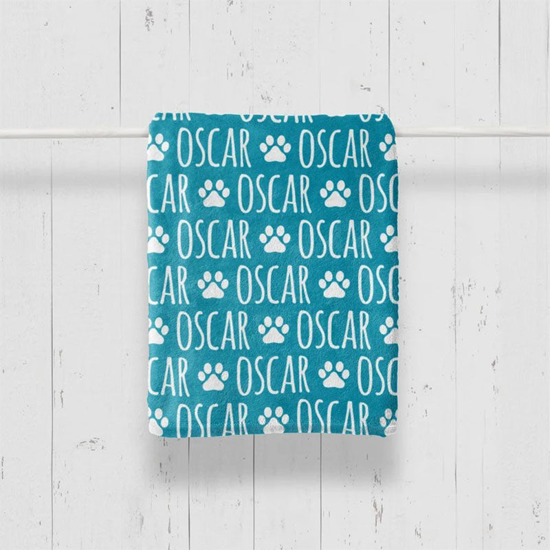 Custom Dog or Cat Name Blanket