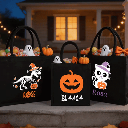 Trick or Treat Bags Personalized Halloween Bag Custom Halloween Treat Bags for Kids