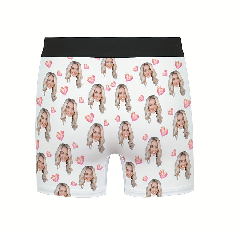 Men's Custom Boxer Briefs - Personalized Photo