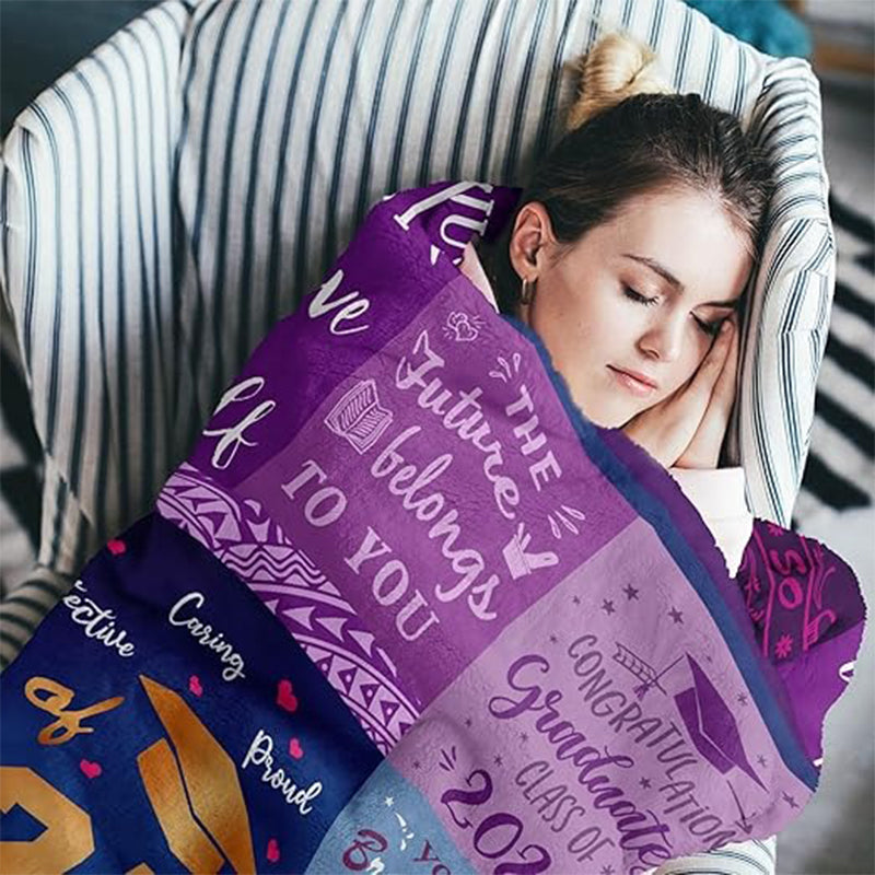 Graduation Gifts Blanket - Graduation Gifts for Her Him