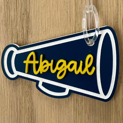 Personalized Name Tag Personalized Baseball Swimming Lacrosse Volleyball Hockey Soccer Dance Cheer Pom Tennis Football Hockey Track Pickleball Basketball Bag Tag
