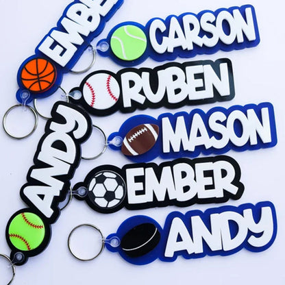 Personalized Basketball Bag Name, Backpack Tag Bag Tag