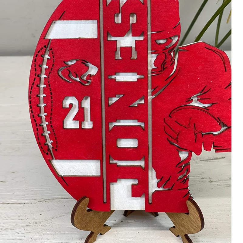 Personalized Custom Football Player Plaque, Senior Football Sign