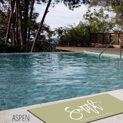 Customized Poolside Runner Mat - Personalized Lake House Mat