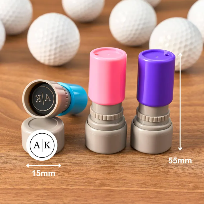 Custom Name Golf Ball Stamp, Personalized Golf Stamps