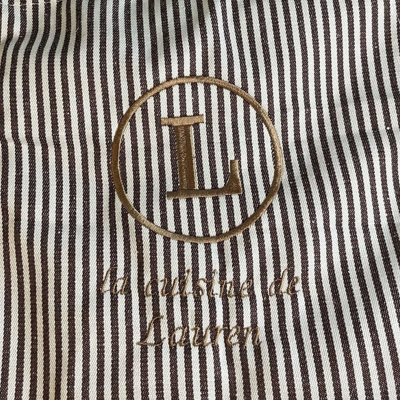 Personalized Embroidered Striped Apron