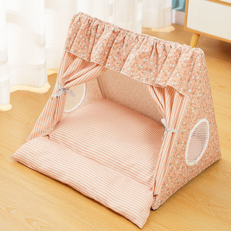 Personalized Cat Tent Custom Embroidered Name
