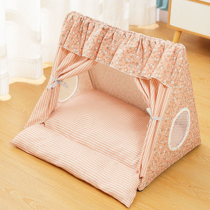 Personalized Cat Tent Custom Embroidered Name