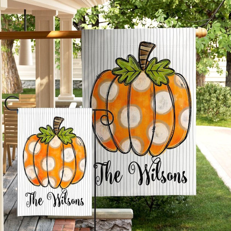 Personalized Garden Flag Halloween Outdoor Decoration