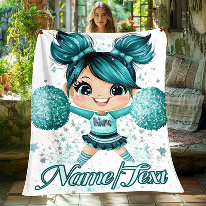 Custom Name Cheerleaders Blanket