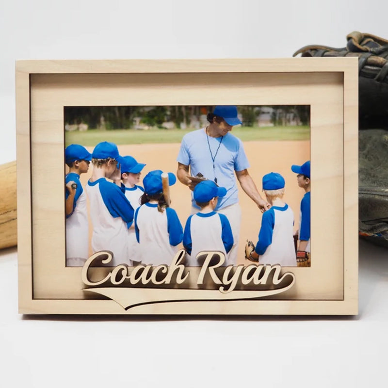 Baseball Coach Frame | Baseball Team Photo Frame | Gift for Softball Coach