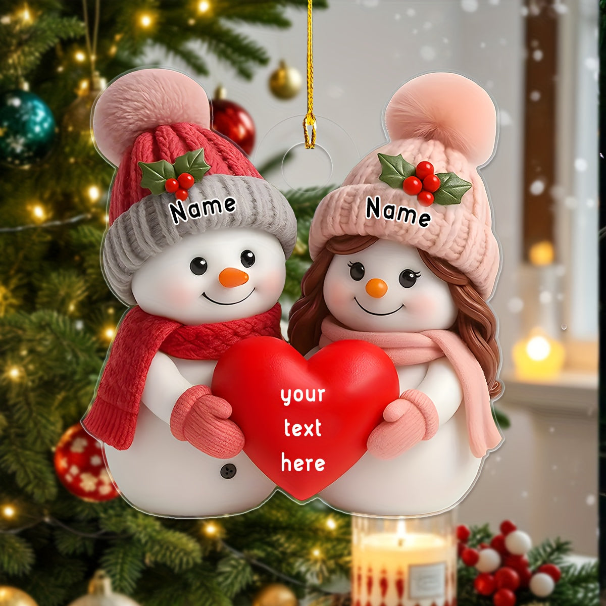 [Personalised Christma Ornament] Personalized Christmas Ornament