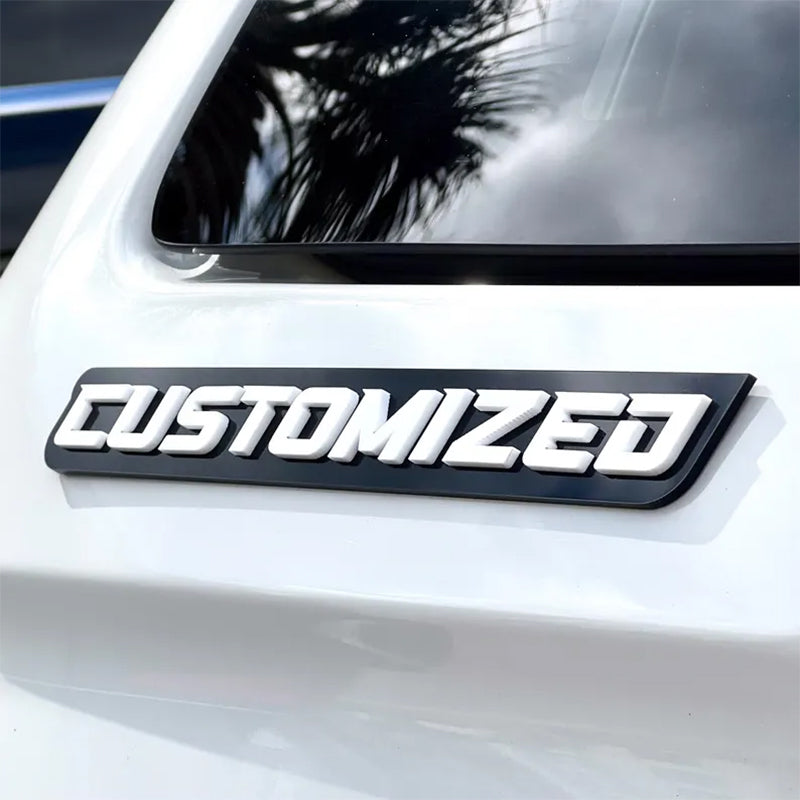 Custom Car Name Emblem Badge Custom