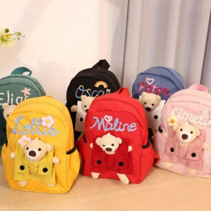 Personalized Bear Backpack - Custom Name