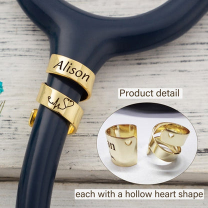 Stethoscope ID Tag, Stethoscope ID Ring