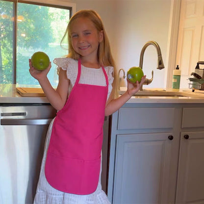 Custom Embroidered Apron with Pockets Christmas Gifts for Kids Aldult