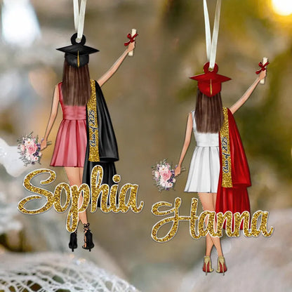 Personalized Graduation Christmas Ornament: Class Of 2025