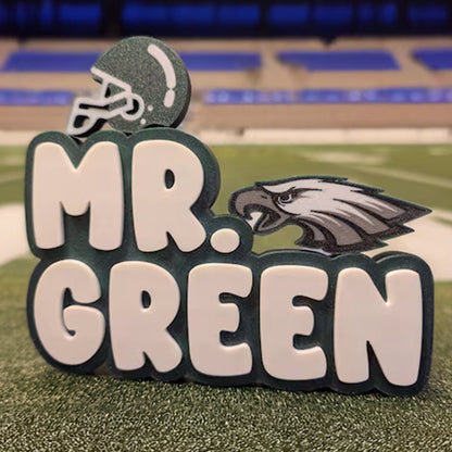 Eagles custom Handmade Nameplate