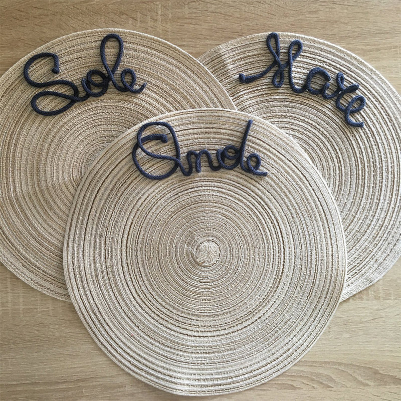 Placemat with name