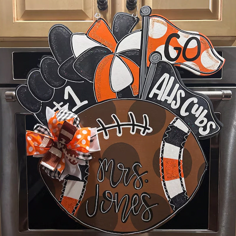 Door Hanger | Football Door Hanger | Football | Fall Door Hanger