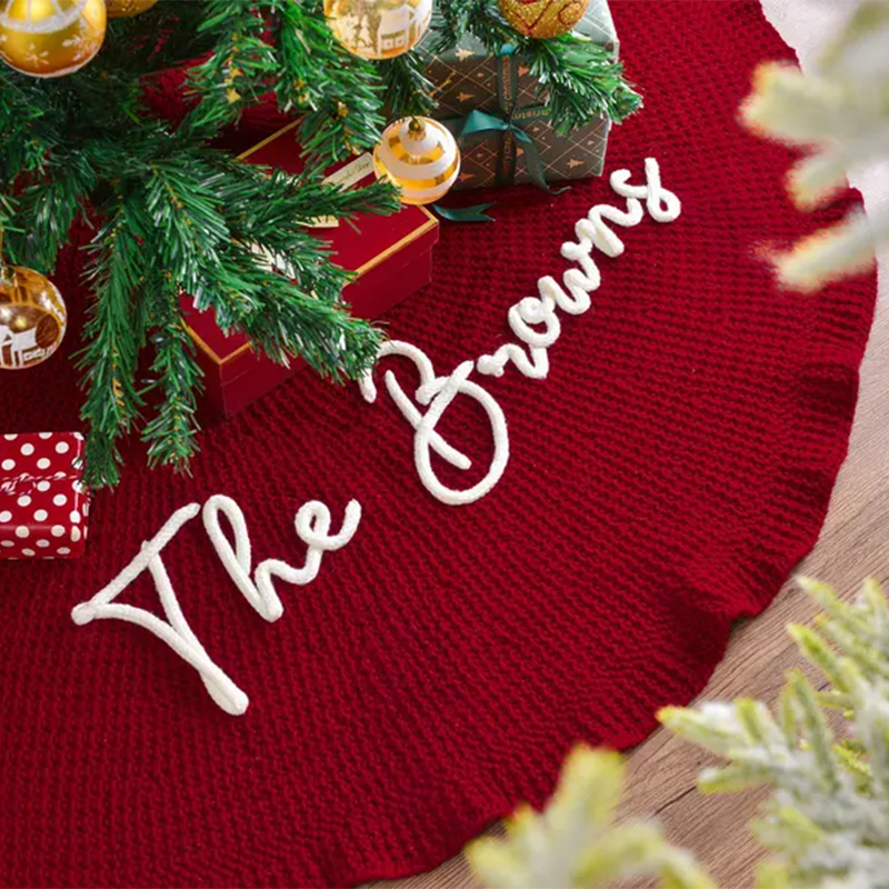Personalized Christmas Tree Skirt