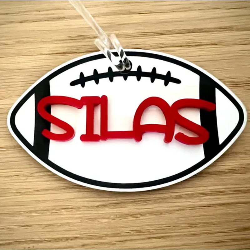 Personalized Name Tag Personalized Baseball Swimming Lacrosse Volleyball Hockey Soccer Dance Cheer Pom Tennis Football Hockey Track Pickleball Basketball Bag Tag
