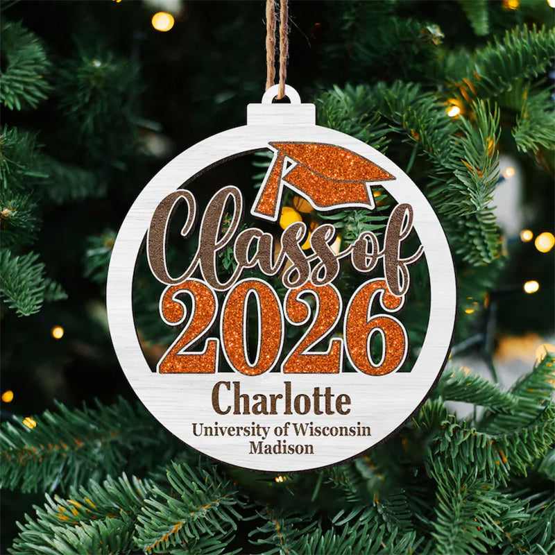 Personalized Graduation Ornament 2026
