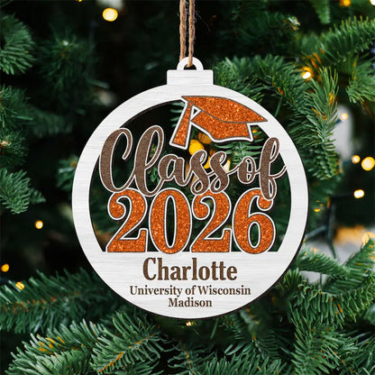 Personalized Graduation Ornament 2026