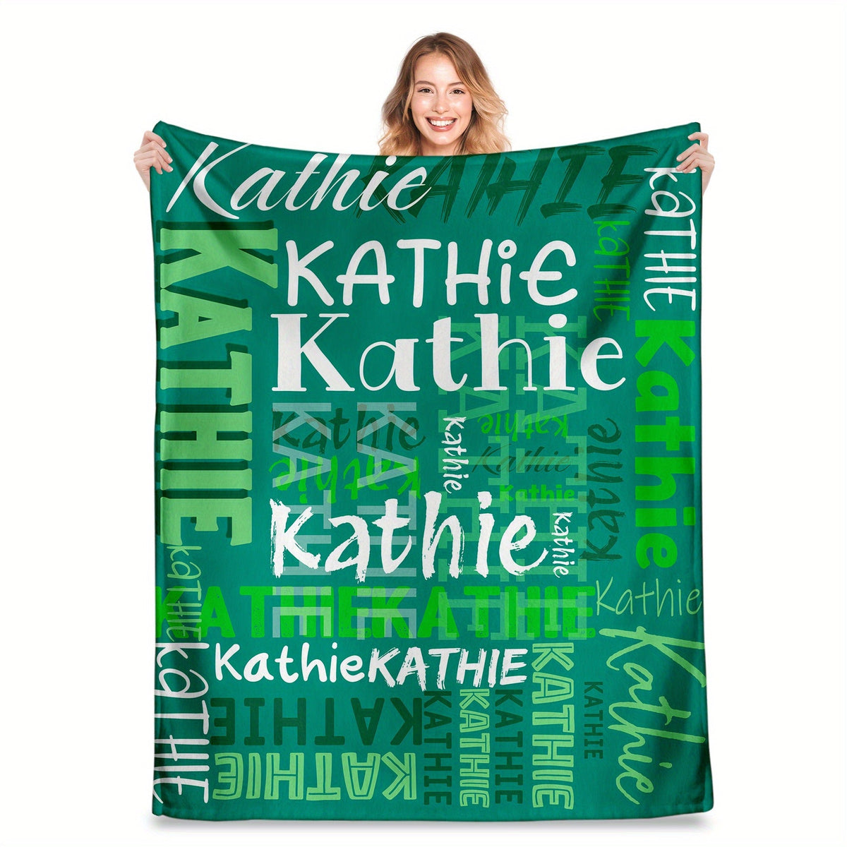 Blanket Personalized Flannel Throw Blanket for Son Daughter