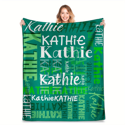 Blanket Personalized Flannel Throw Blanket for Son Daughter