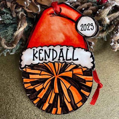 Cheer Bag Tag, Ballet Bag Tag,Cheer Ornament, Ballet Bag Tag