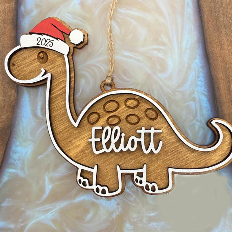 Dinosaur Ornament | Personalized Dinosaur Ornament
