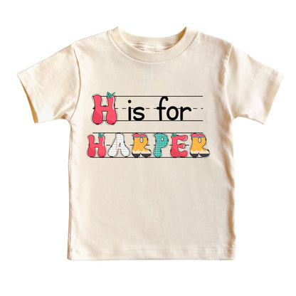 Custom Kids Name Back To School Shirt Shirt