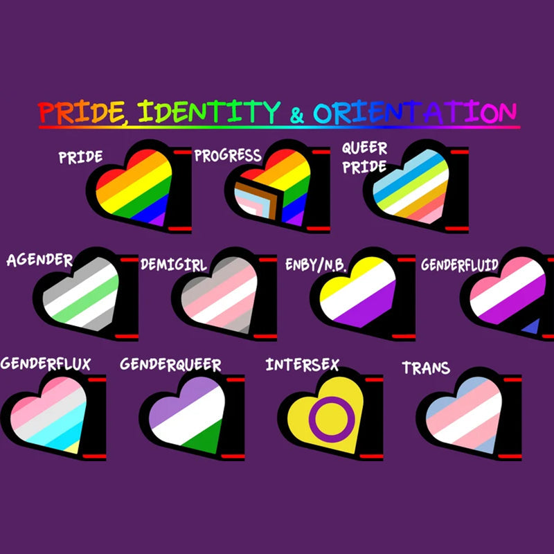 Personalized Pronouns Name Tag | Custom LGBTQ Pride identity