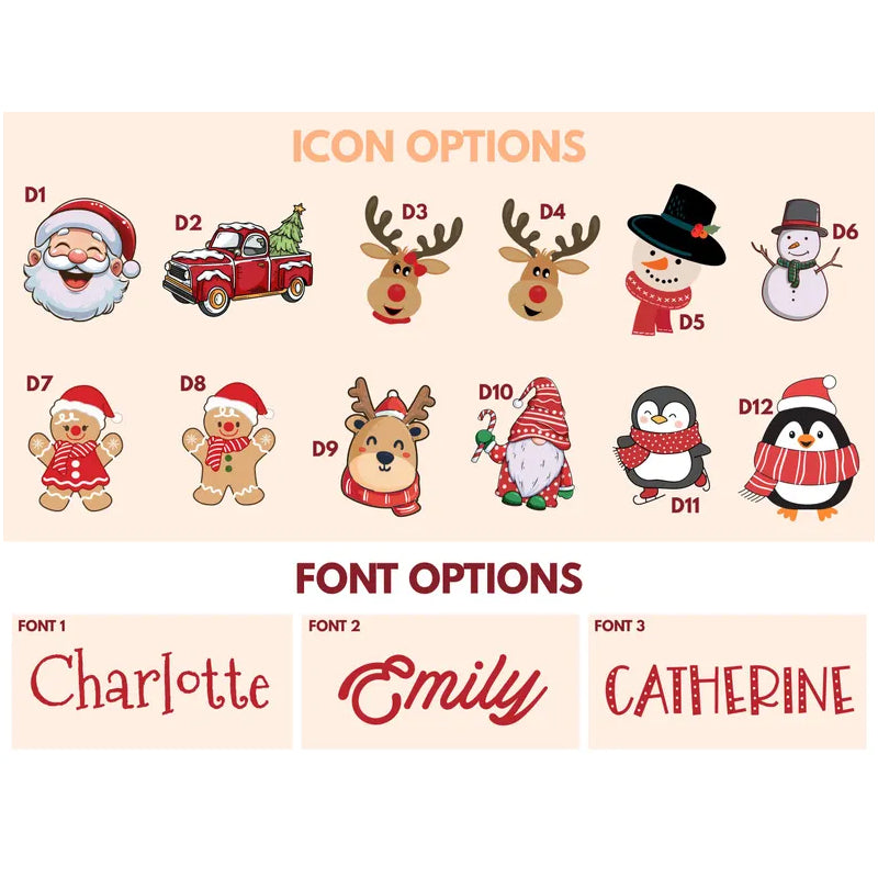 Christmas Money Holder Personalized, Christmas Gift