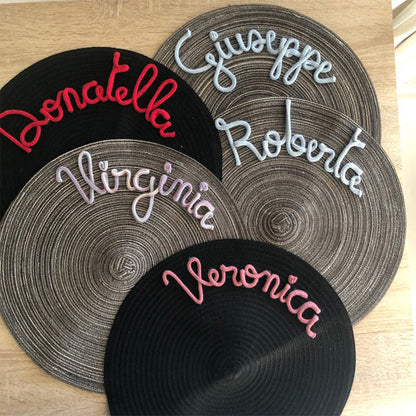 Placemat with name