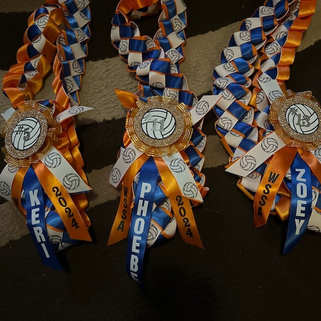 Sport Night/ Senior night ribbon Stole lei Graduation Gift