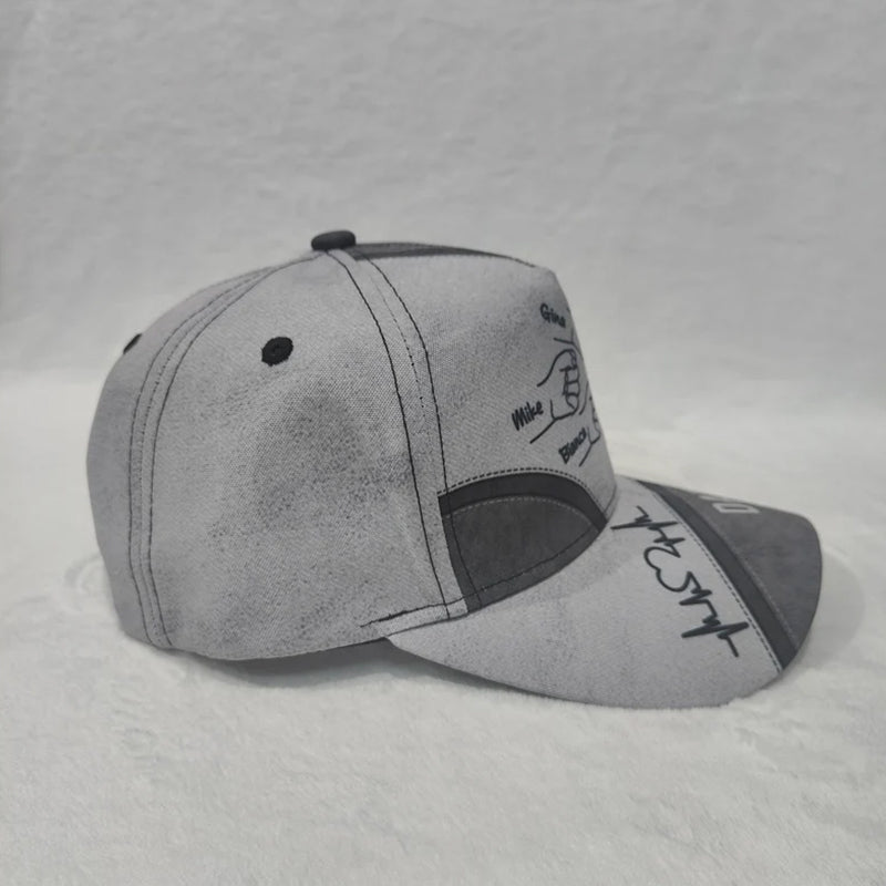 Personalized Fist Bump Daddy Grandpa Classic Cap