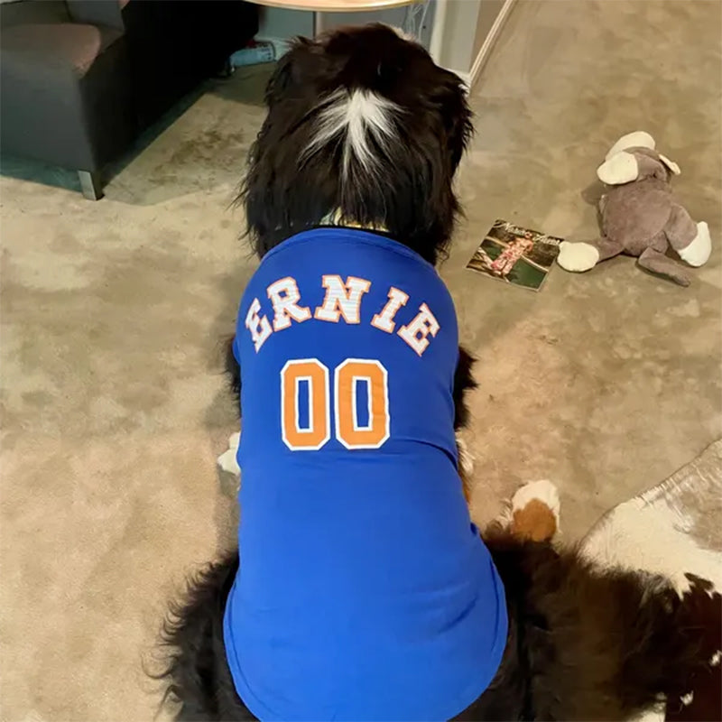 Custom Dog Jersey with Logo Personalize with Name